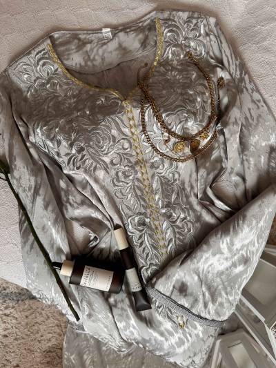 Robe kemkha broderie uni
