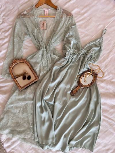 Deshabillé H kimono dentelle