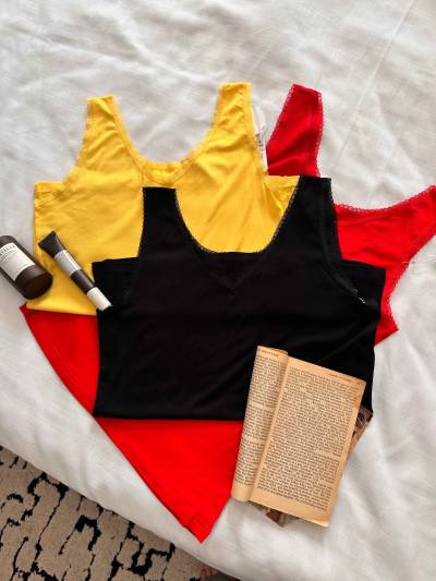 bustier uni decolté 36