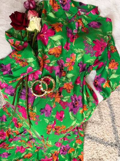 Robe vert pistache Ibiza