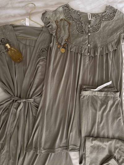 Ensemble 3pcs guippure