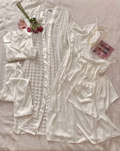 6pcs pack bridal longue