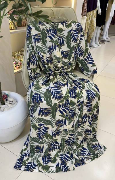 robe donwear vert/bleu