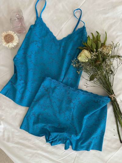 bustier short dentelle