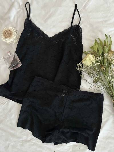 bustier short dentelle