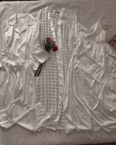 6pcs pack bridal longue