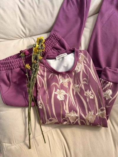 Homewear haut fleuri