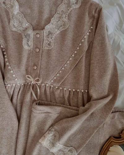Ensemble 3pcs Bone laine