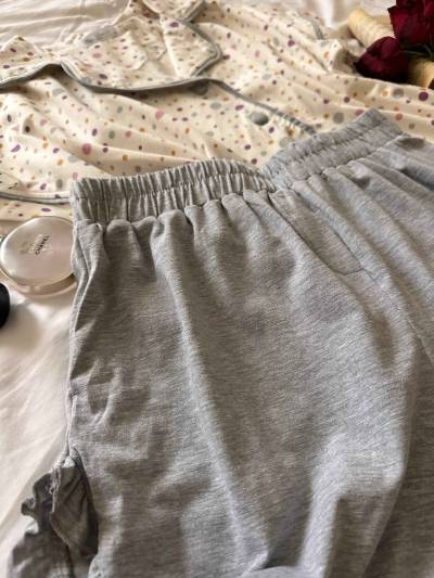 Pyjama short Marahba gris dots