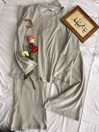 Pyjama velour Penymood Vert/gris