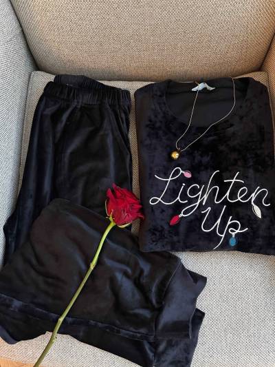 pyjama pijapia velour lighten up