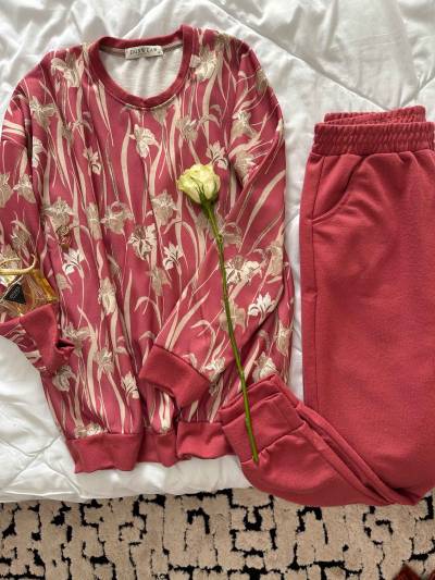 Homewear haut fleuri