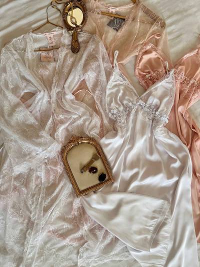 Deshabillé H kimono dentelle