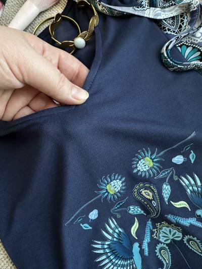 pyjama bleu oiseaux