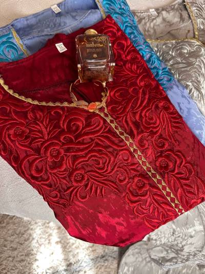 Robe kemkha broderie uni