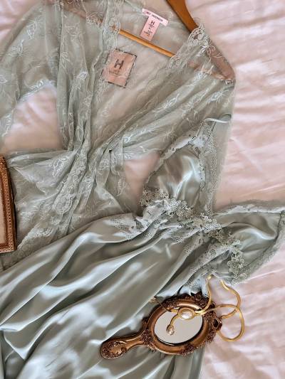 Deshabillé H kimono dentelle